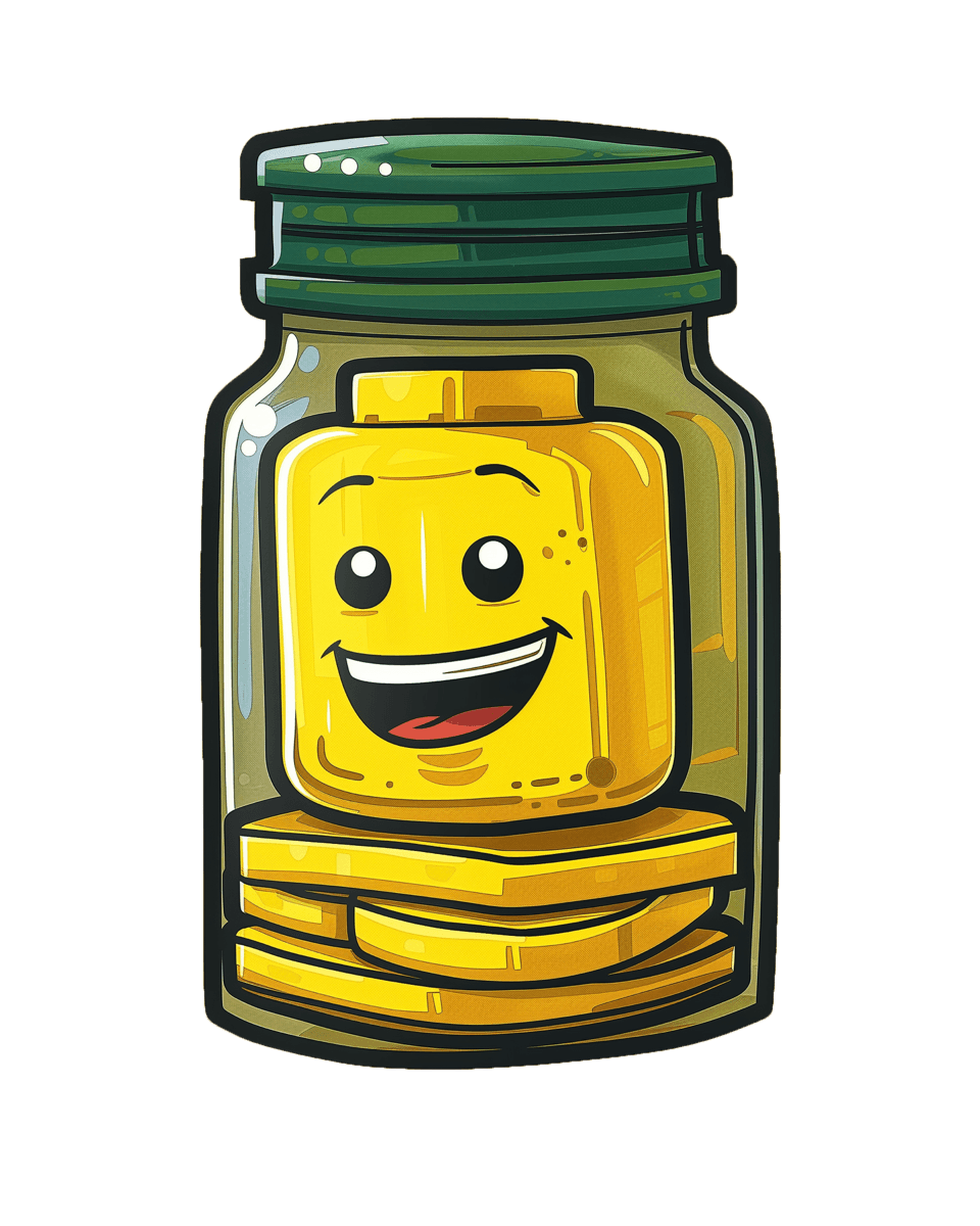 Jarro Cabeca De Lego