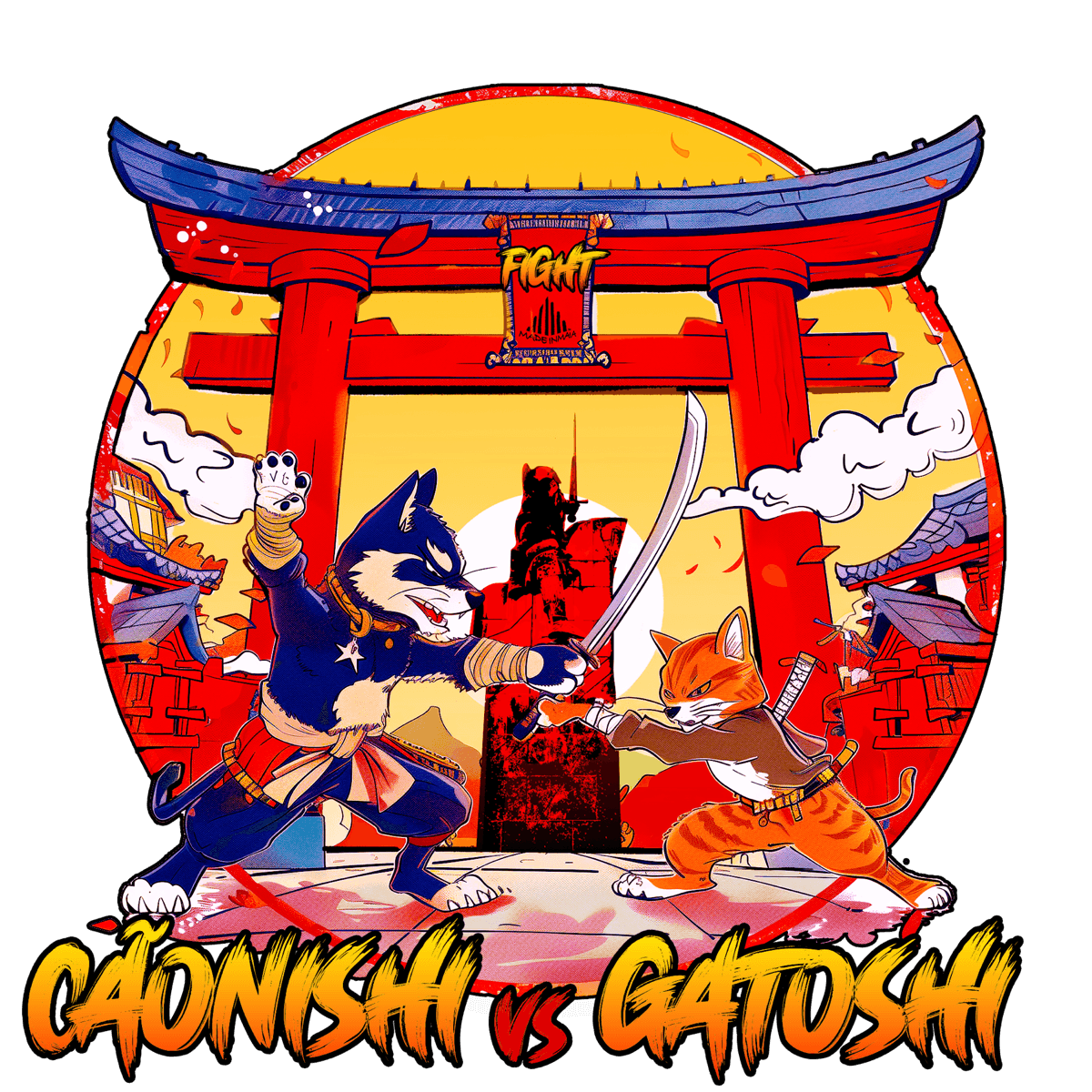 Caonishi Vs Gatoshi