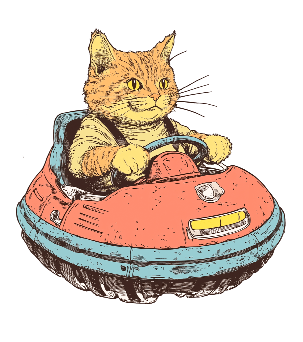 Design Bumper Car Kitten