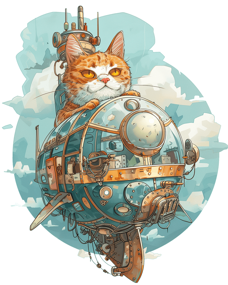 Streampunk Cat Gato