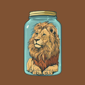 leao-no-jarro-t-shirt-castanha-design