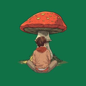 0100-sentado-ao-cogumelo