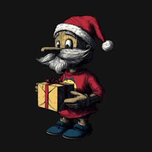 0122-pinoquio-de-natal-design-de-tshirt