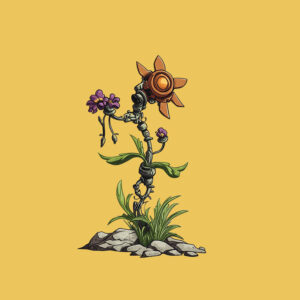 0126-mechaflower-yellow-design